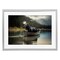 Stupell Industries Moose in Canoe Tranquility Framed Print Under Glass, design by Sasha